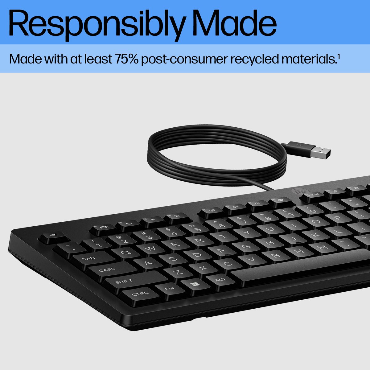 HP 125 USB-kabeltoetsenbord
