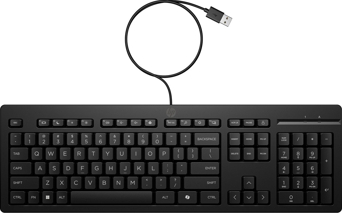 HP 125 USB-kabeltoetsenbord