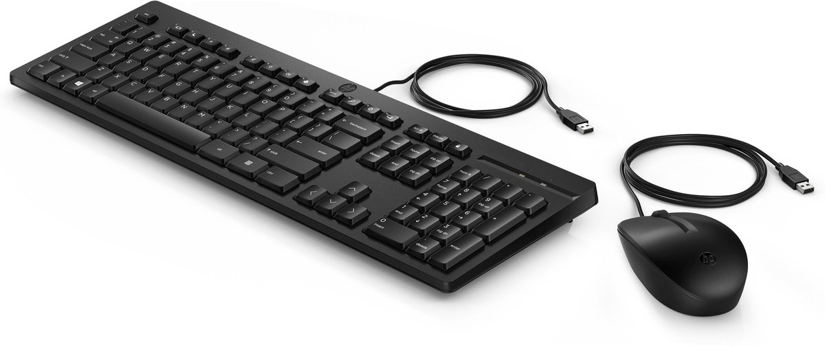 HP 225 bedraad toetsenbord en muis set