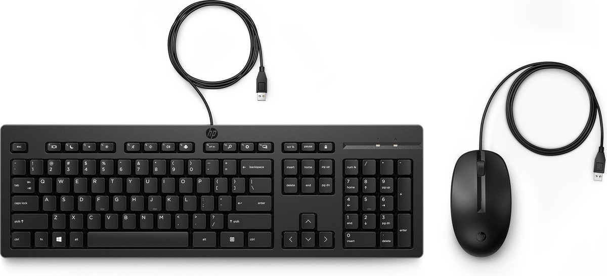 HP 225 bedraad toetsenbord en muis set