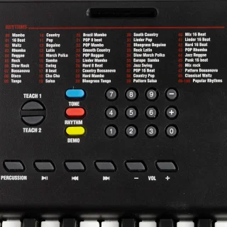 Intelectro Elektrische Piano 61 Toetsen Zwart