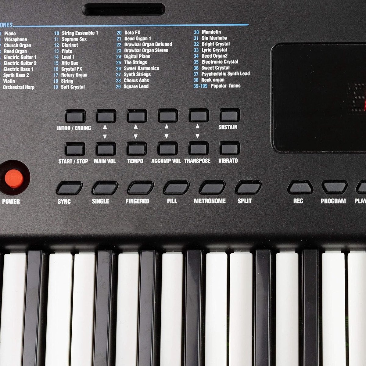 Intelectro Elektrische Piano 61 Toetsen Zwart