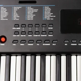 Intelectro Elektrische Piano 61 Toetsen Zwart
