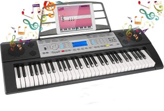 De JerMore® 61-toets digitaal pianotoetsenbord in één oogopslag