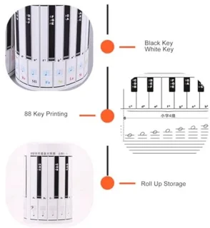 Wat vinden we goed aan de KARZO Notenlabels voor pianoklavier (88 toetsen)