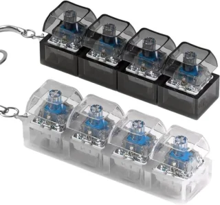 Keyboard Fidget Toy Mini Mechanisch Toetsenbord Sleutelhanger review