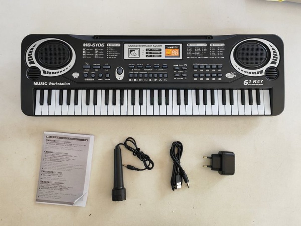 Keyboard Piano 61 Toetsen voor Kinderen