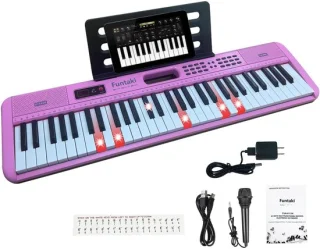 Keyboard piano, roze