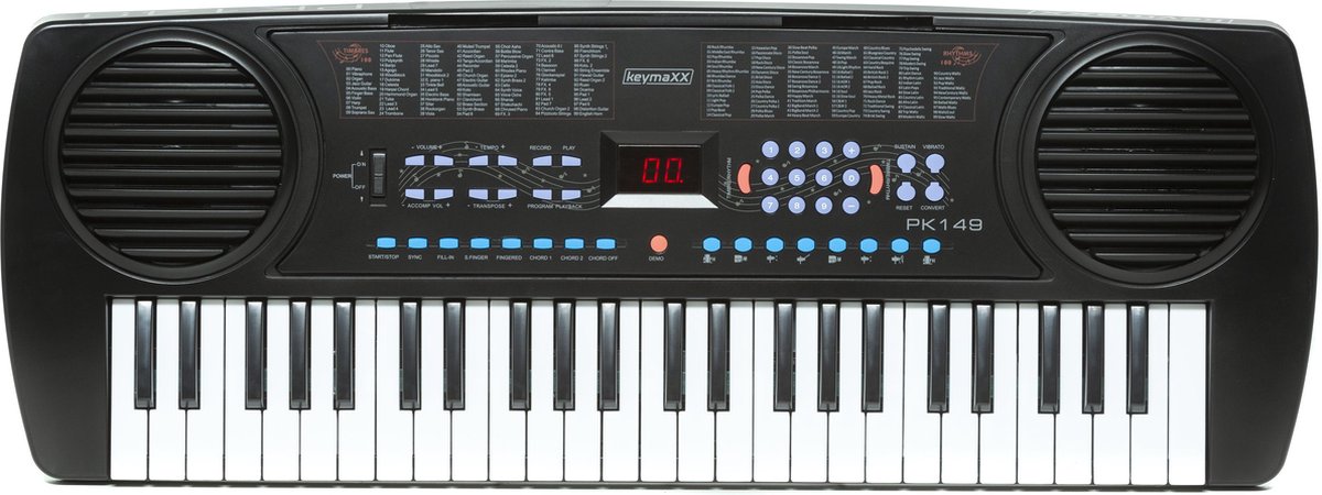 keymaXX PK-149 Draagbaar Keyboard Zwart