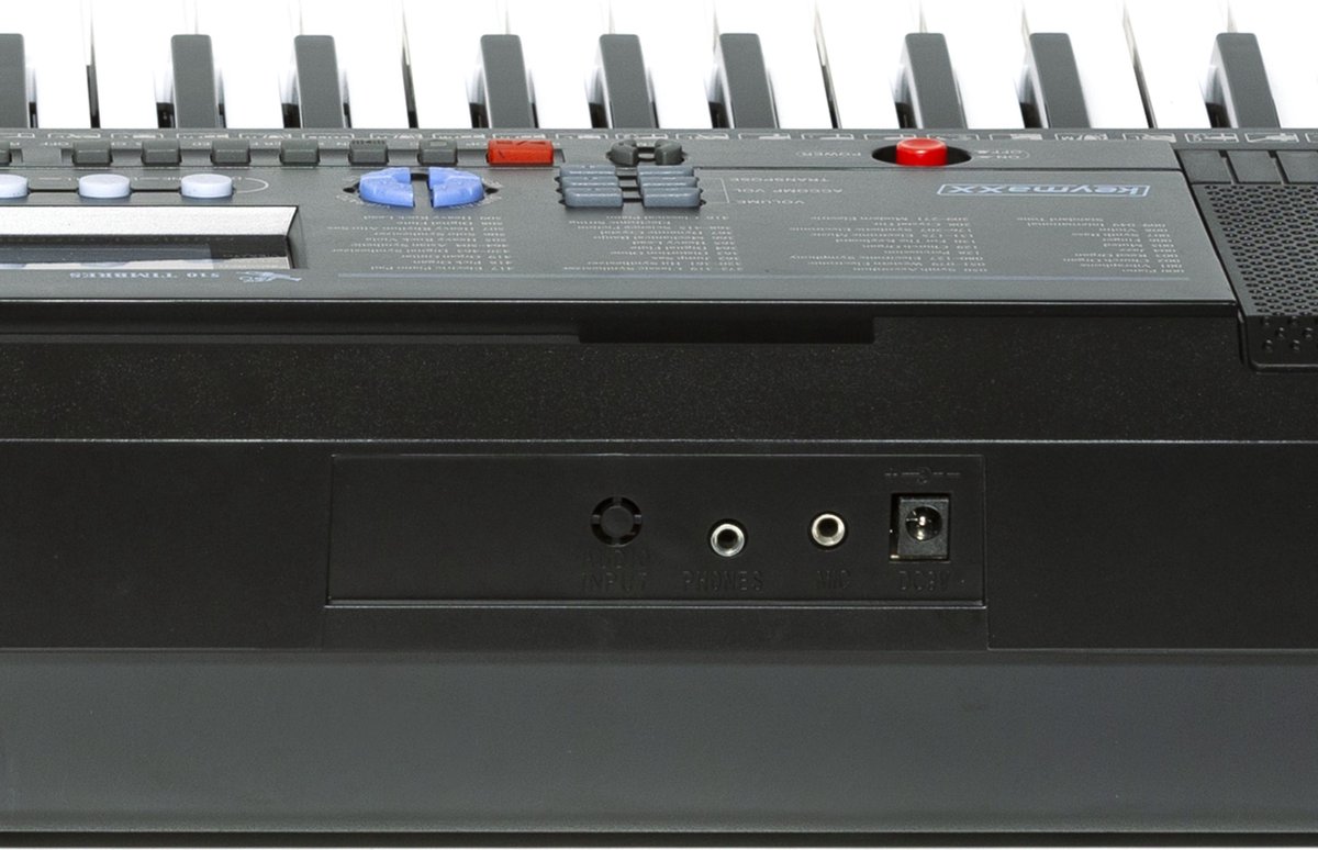 keymaXX PL-261 61-Note Portable Illuminated Keyboard Black