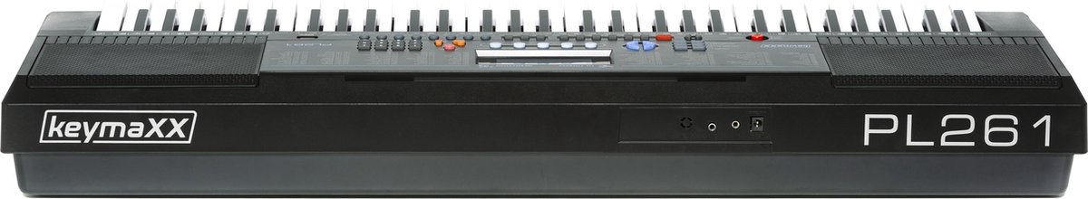 keymaXX PL-261 61-Note Portable Illuminated Keyboard Black