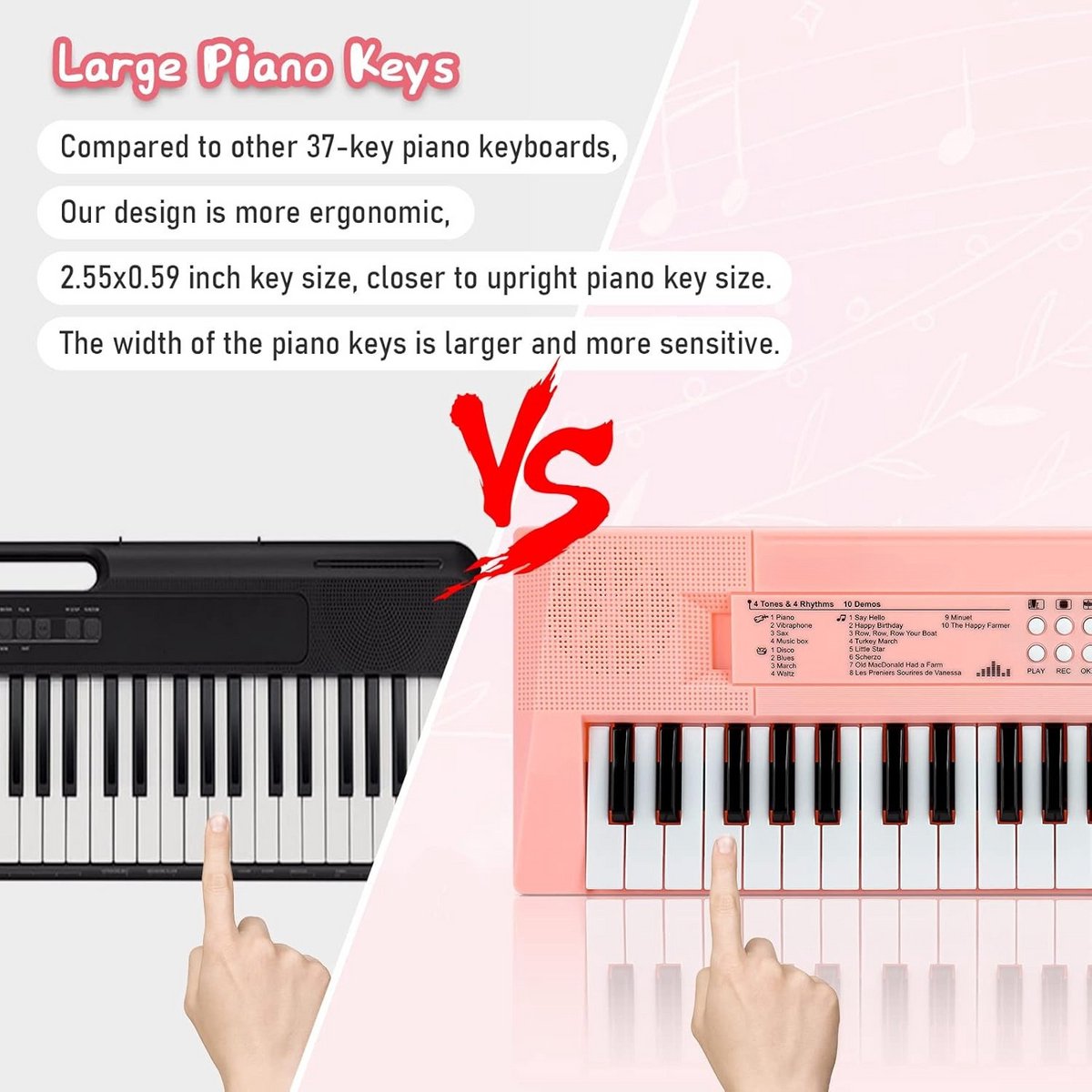 Wat vinden we goed aan de Kinder Piano Baby Keyboard