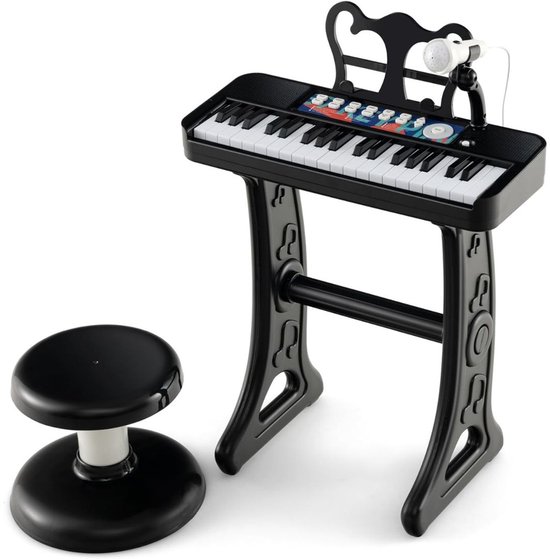 Kinder Piano Baby Keyboard Zwart review