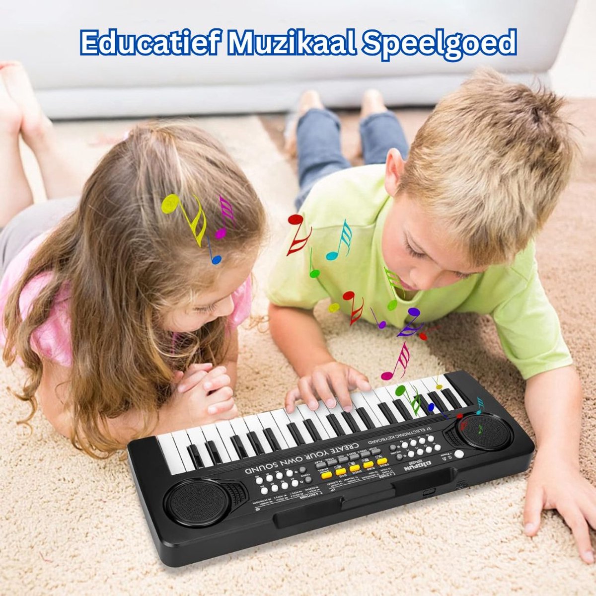 Kinder Piano Baby Keyboard Zwart