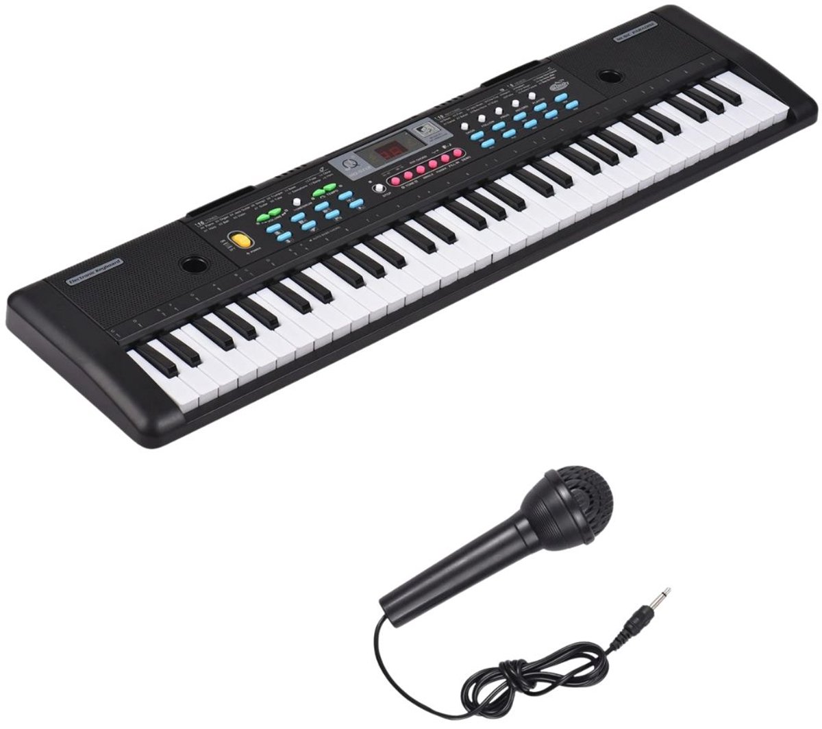 De Kinder Piano Zwart Baby Keyboard in één oogopslag