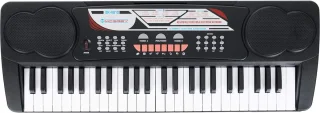 Kinderkeyboard 49 Toetsen Zwart - Inclusief Microfoon en Koptelefoon