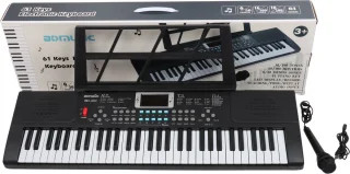 Kindvriendelijk Keyboard 61-Toetsen Met Microfoon 67,5 cm Breed