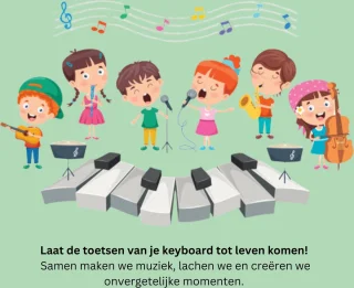 Kindvriendelijk Keyboard 61-Toetsen Met Microfoon 67,5 cm Breed