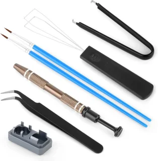 Lubricatieset met schakelaaropener en pincet voor custom keyboard