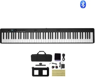 LUMÉ STORE elektrische piano - keyboard - zwart