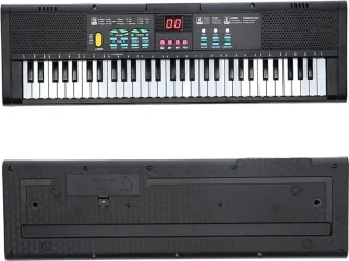 Luxe Elektrische Piano Keyboard Zwart inclusief Karaokeset