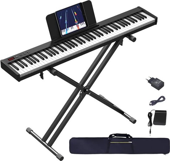 Luxe Keyboard Elektrische Piano 88 Semi-Gewogen Toetsen