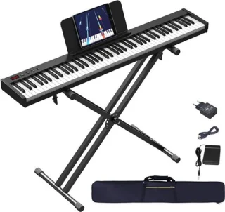 Luxe Keyboard Elektrische Piano 88 Semi-Gewogen Toetsen