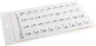 MAX KB-KEY Keyboardstickers voor 61-toetsen keyboards