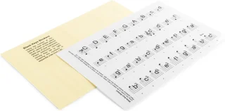 MAX KB-KEY Keyboardstickers voor 61-toetsen keyboards