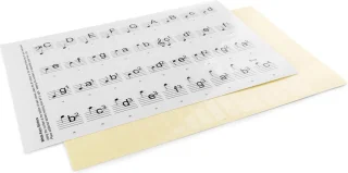 MAX KB-KEY Keyboardstickers voor 61-toetsen keyboards