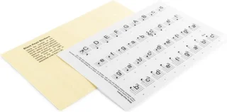 MAX KB-KEY Keyboardstickers voor 61-toetsen keyboards