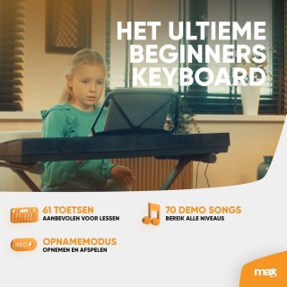 MAX KB15 Keyboard Set inclusief bankje en standaard