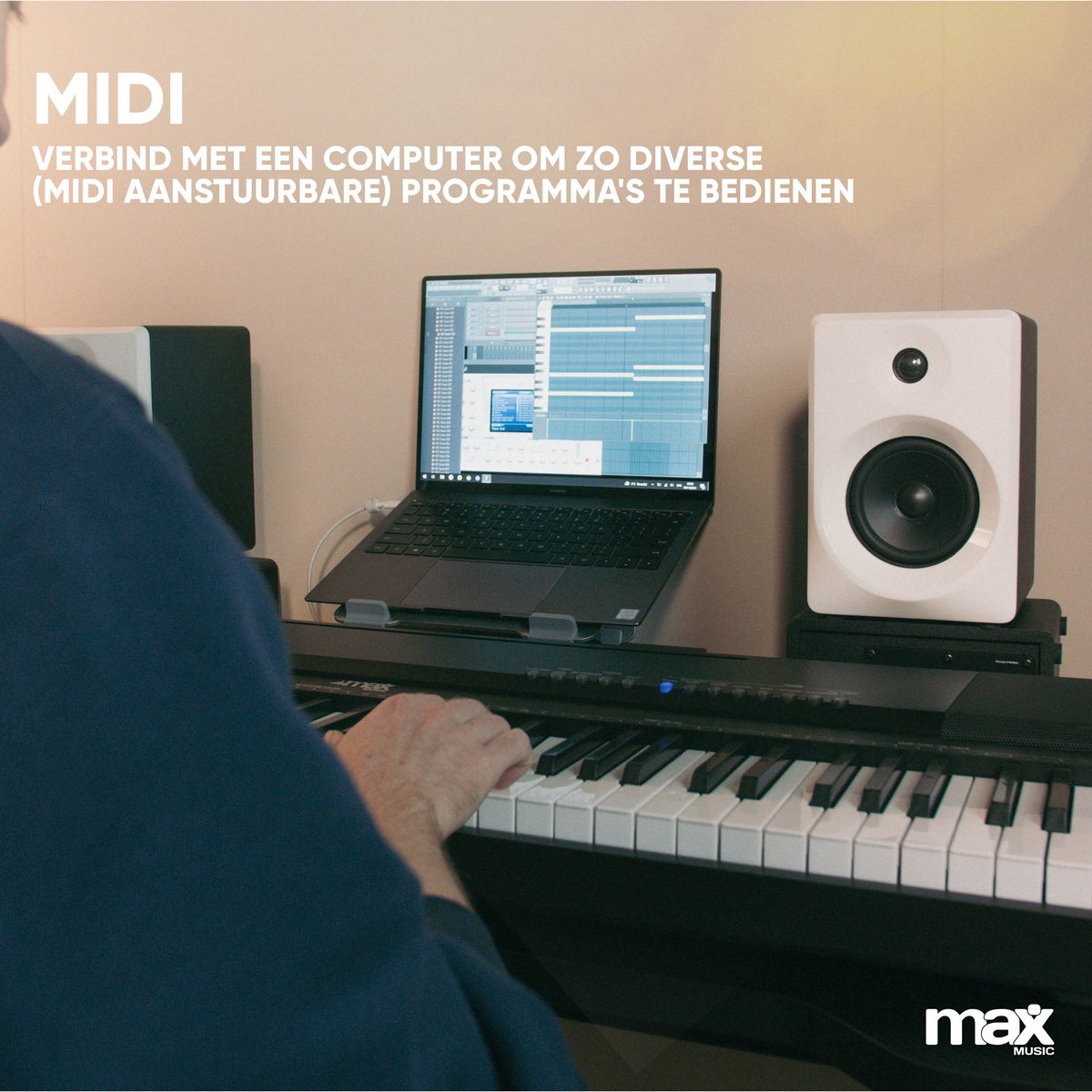MAX KB6 digitale piano 88 toetsen