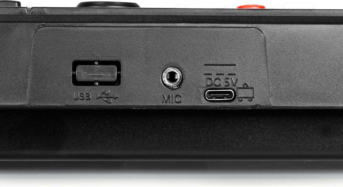 MAX KD49 Kinderpiano 49 toetsen Zwart