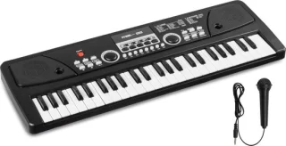 MAX KD49 Kinderpiano 49 toetsen Zwart