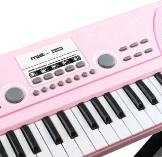 MAX KD49P Kinderpiano 49 Toetsen Roze
