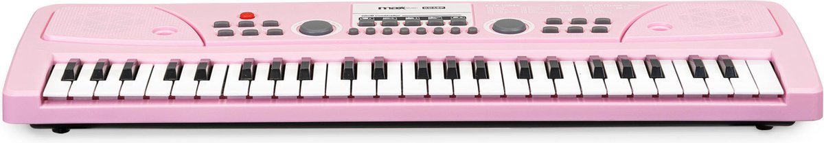 MAX KD49P Kinderpiano 49 Toetsen Roze