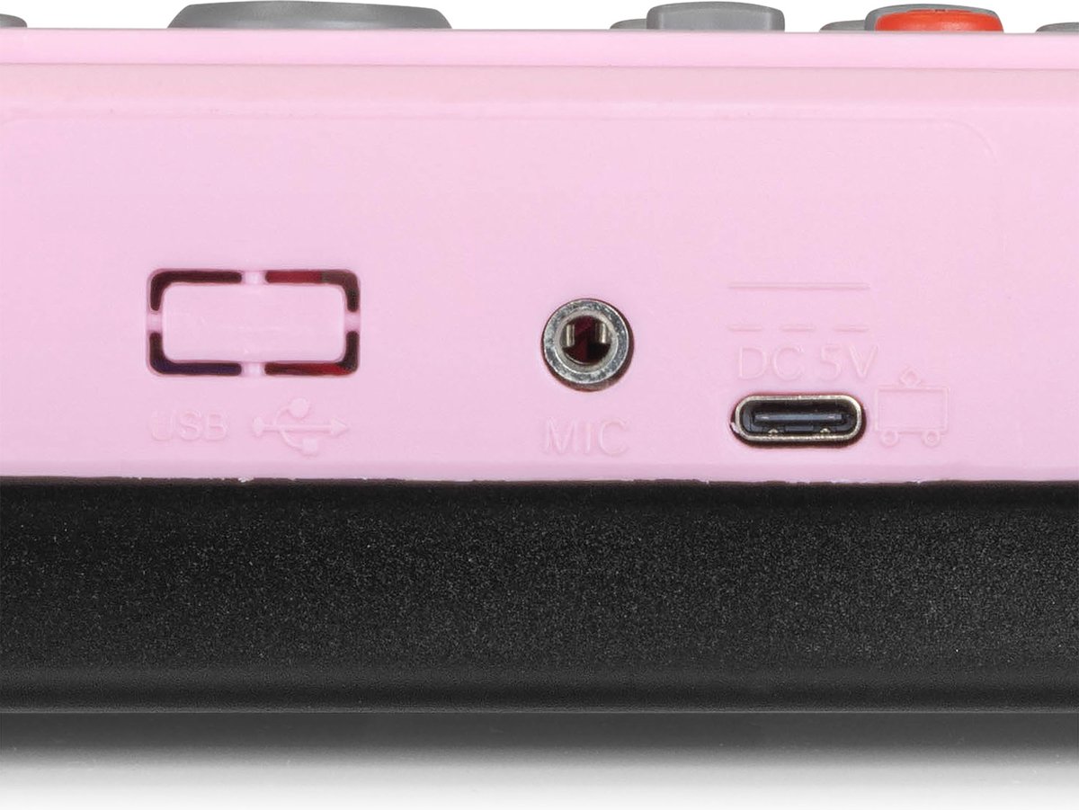 MAX KD49P Kinderpiano 49 Toetsen Roze