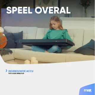 MAX KD61 Keyboard 61-toetsen Zwart