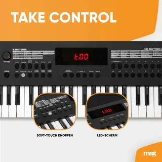 MAX Rhapsody MIDI Keyboard 49 toetsen USB