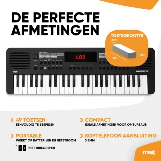 MAX Rhapsody MIDI Keyboard 49 toetsen USB