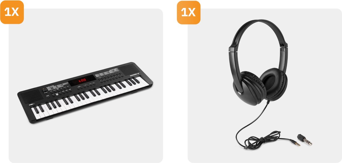 Wat vinden we goed aan de MAX Rhapsody49 49-toetsen MIDI keyboard inclusief koptelefoon