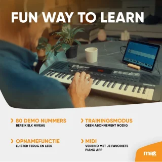 MAX Rhapsody49 digitale piano 49 toetsen