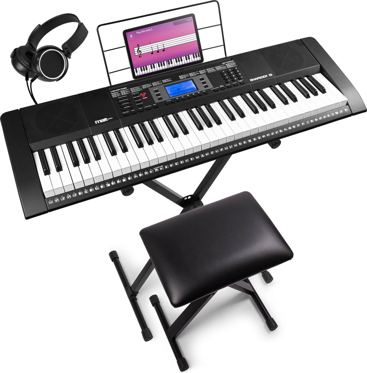 MAX Rhapsody61 complete keyboard set 61 toetsen