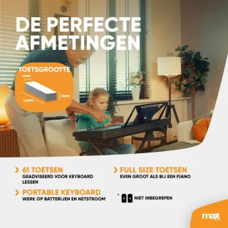 MAX Rhapsody61 Keyboard 61-Toetsen