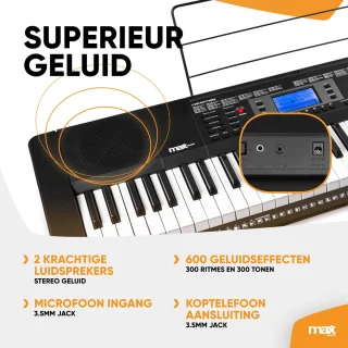 MAX Rhapsody61 Keyboard 61 toetsen Complete Set