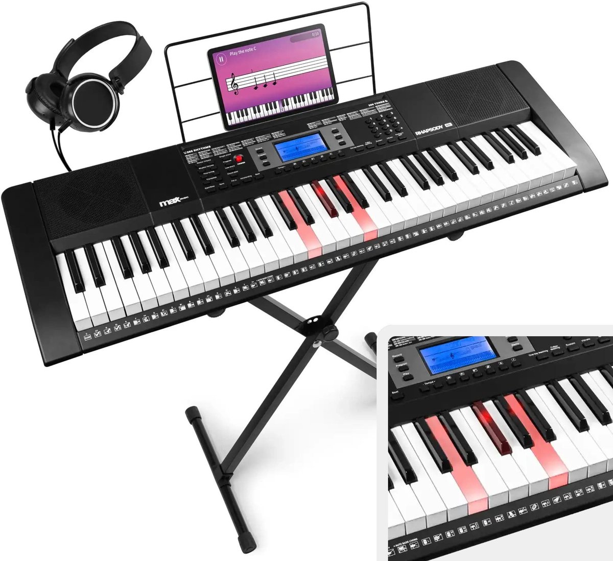 MAX Rhapsody61L keyboard set 61 toetsen