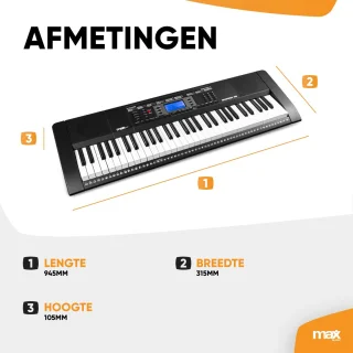 MAX Rhapsody61M 61-toetsen keyboard