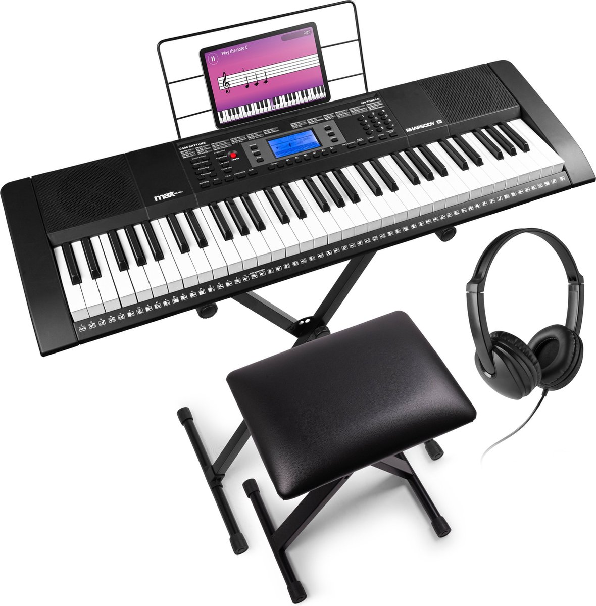 MAX Rhapsody61M 61-toetsen keyboard set