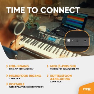 MAX Rhapsody61M 61-toetsen keyboard set
